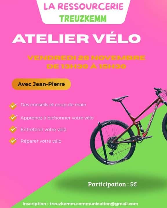 La ressourcerie Treuzkemm vous propose un atelier velo Venez apprendre 1 122271406268236815 - Quimper Finistère La ressourcerie Treuzkemm vous propose un atelier velo Venez apprendre 1 122271406268236815 - Quimper Finistère